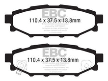 Load image into Gallery viewer, EBC 12+ Subaru BRZ 2.0 (solid rear rotors) Redstuff Rear Brake Pads - Black Ops Auto Works