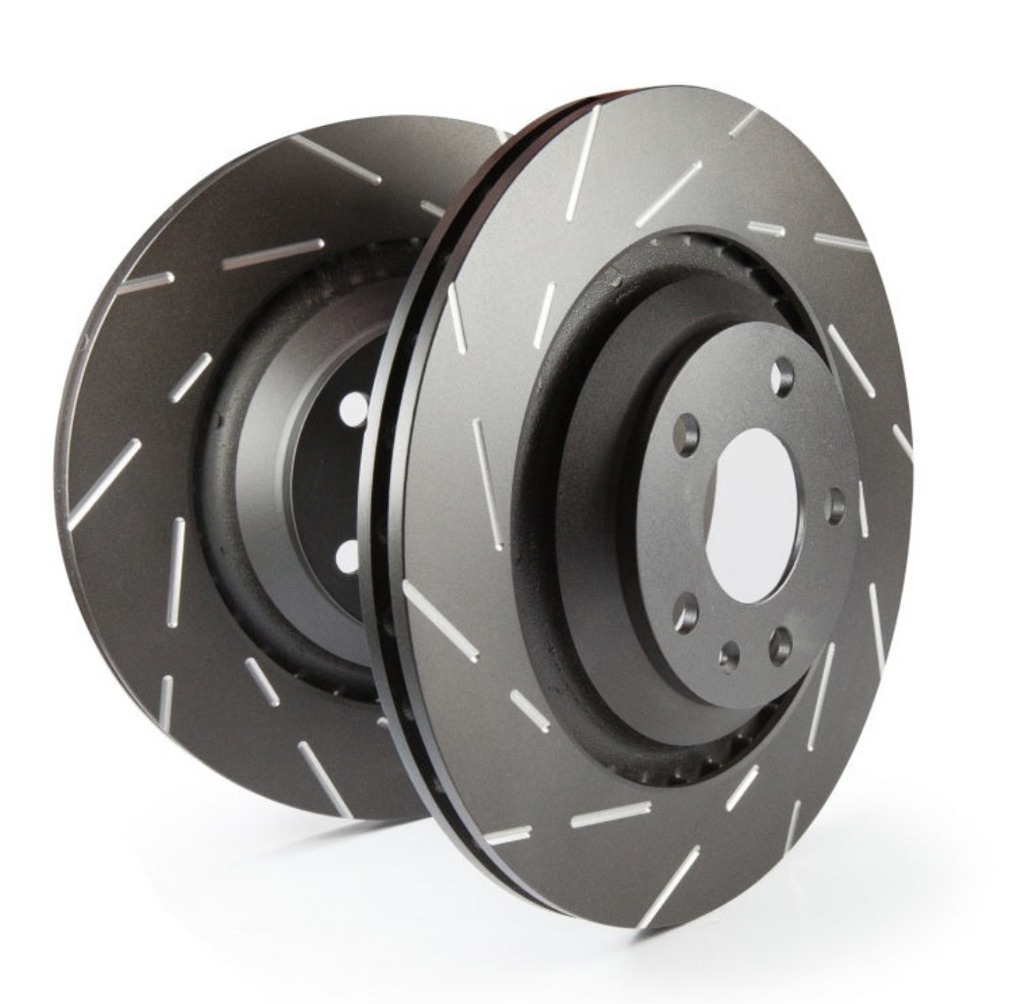 EBC 12+ Subaru BRZ 2.0 (solid rear rotors) USR Slotted Rear Rotors-Brake Rotors - Slotted-EBC-840655089438-