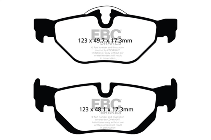 EBC 13-15 BMW X1 Bluestuff Rear Brake Pads EBC EBCDP52069NDX