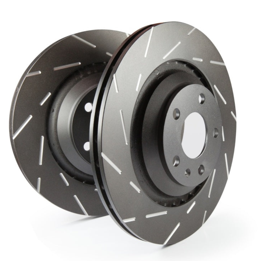 EBC 13-15 Jaguar XF 2.0 Turbo USR Slotted Rear Rotors-Brake Rotors - Slotted-EBC-840655089964-