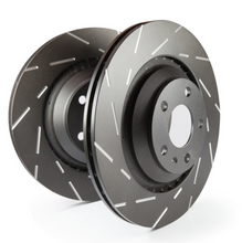 Load image into Gallery viewer, EBC 13-15 Jaguar XF 2.0 Turbo USR Slotted Rear Rotors-Brake Rotors - Slotted-EBC-840655089964-