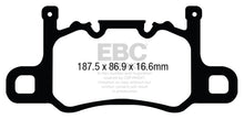Load image into Gallery viewer, EBC 13-15 Porsche 911 (991) (Cast Iron Rotor only) 3.8 GT3 Yellowstuff Rear Brake Pads - Black Ops Auto Works