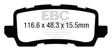 Load image into Gallery viewer, EBC 13+ Acura RLX 3.5 Redstuff Rear Brake Pads - Black Ops Auto Works