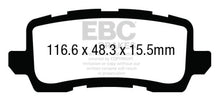 Load image into Gallery viewer, EBC 13+ Acura RLX 3.5 Yellowstuff Rear Brake Pads - Black Ops Auto Works