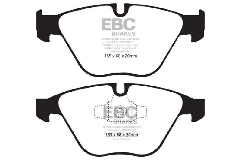 EBC 13+ BMW X1 2.0 Turbo (28i) Redstuff Front Brake Pads - Black Ops Auto Works