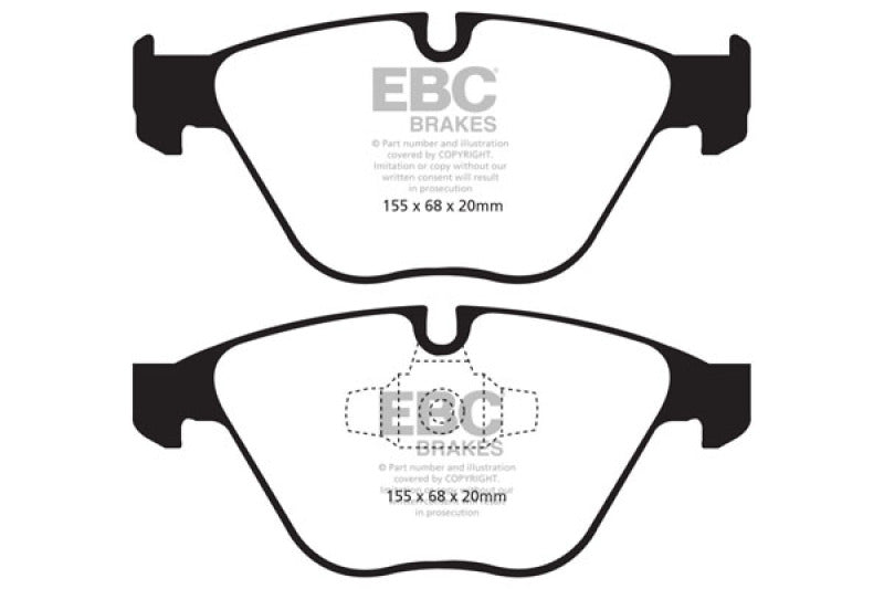 EBC 13+ BMW X1 2.0 Turbo (28i) Yellowstuff Front Brake Pads - Black Ops Auto Works