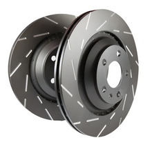 Load image into Gallery viewer, EBC 13+ Ford Escape 1.6 Turbo 4WD USR Slotted Front Rotors-Brake Rotors - Slotted-EBC-840655086932-