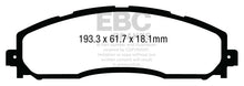 Load image into Gallery viewer, EBC 13+ Ford F250 (inc Super Duty) 6.2 (2WD) Yellowstuff Rear Brake Pads - Black Ops Auto Works