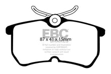Load image into Gallery viewer, EBC 13+ Ford Fiesta 1.6 Turbo ST Yellowstuff Rear Brake Pads - Black Ops Auto Works