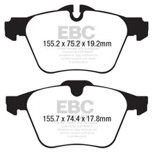 Load image into Gallery viewer, EBC 13+ Jaguar F-Type (Cast Iron Rotors Only) 3.0 Supercharged (340) Redstuff Front Brake Pads - Black Ops Auto Works