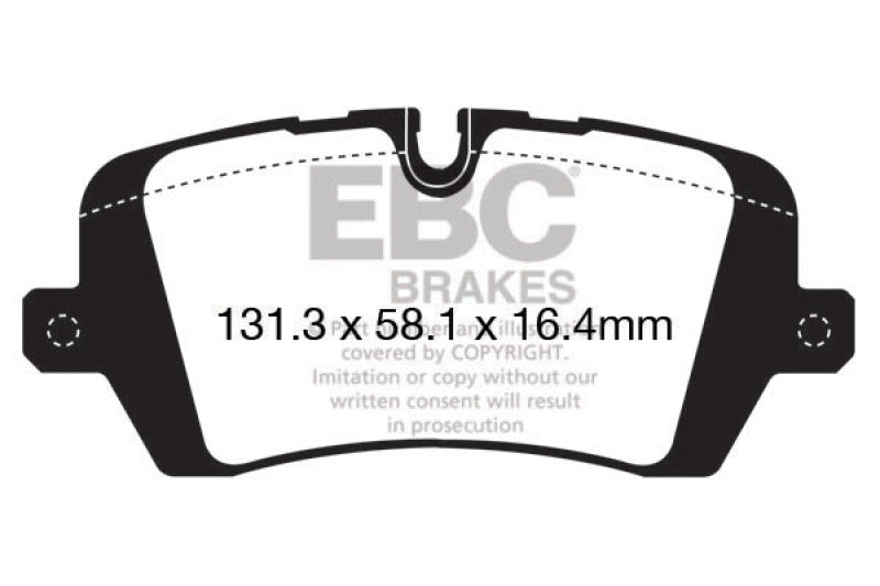 EBC 13+ Land Rover Range Rover 3.0 Supercharged Extra Duty Rear Brake Pads - Black Ops Auto Works