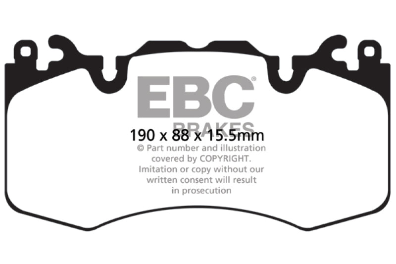 EBC 13+ Land Rover Range Rover 3.0 Supercharged Yellowstuff Front Brake Pads - Black Ops Auto Works
