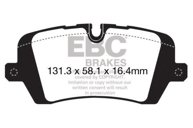EBC 13+ Land Rover Range Rover 3.0 Supercharged Yellowstuff Rear Brake Pads - Black Ops Auto Works