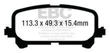Load image into Gallery viewer, EBC 14+ Acura MDX 3.5 Ultimax2 Rear Brake Pads - Black Ops Auto Works