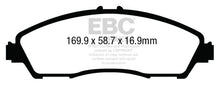 Load image into Gallery viewer, EBC 14+ Acura MDX 3.5 Yellowstuff Front Brake Pads - Black Ops Auto Works
