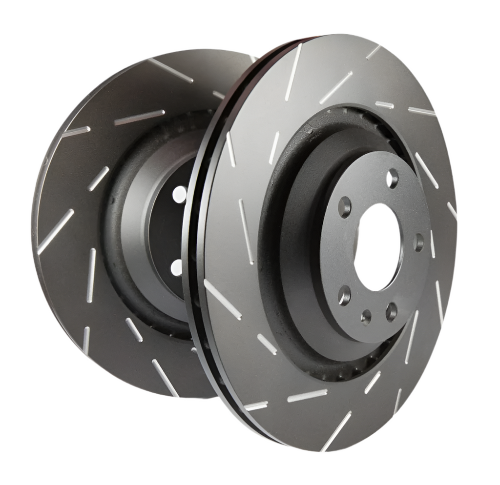 EBC 14+ Audi S3 2.0 Turbo USR Slotted Front Rotors-Brake Rotors - Slotted-EBC-889668094107-