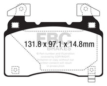 Load image into Gallery viewer, EBC 14+ Cadillac CTS Vsport 3.6 Twin Turbo Redstuff Front Brake Pads - Black Ops Auto Works