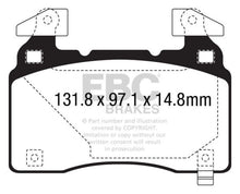 Load image into Gallery viewer, EBC 14+ Chevrolet Corvette Stingray (C7) 6.2 (Z51 Performance Package) Bluestuff Front Brake Pads - Black Ops Auto Works