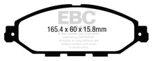 Load image into Gallery viewer, EBC 14+ Infiniti QX60 3.5 Greenstuff Front Brake Pads - Black Ops Auto Works