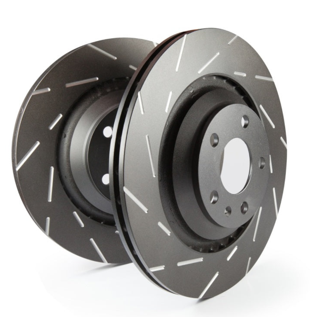 EBC 14+ Land Rover LR4 3.0 Supercharged USR Slotted Front Rotors-Brake Rotors - Slotted-EBC-840655098225-