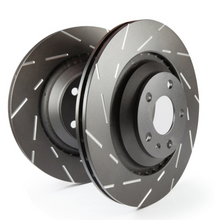 Load image into Gallery viewer, EBC 14+ Land Rover LR4 3.0 Supercharged USR Slotted Front Rotors-Brake Rotors - Slotted-EBC-840655098225-