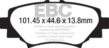 Load image into Gallery viewer, EBC 14+ Mazda 3 2.0 (Japan Build) Redstuff Rear Brake Pads - Black Ops Auto Works