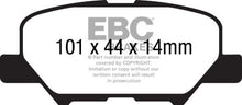 Load image into Gallery viewer, EBC 14+ Mazda 3 2.0 (Mexico Build) Yellowstuff Rear Brake Pads - Black Ops Auto Works