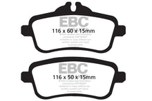 Load image into Gallery viewer, EBC 14+ Mercedes-Benz CLA45 AMG 2.0 Turbo Yellowstuff Rear Brake Pads - Black Ops Auto Works