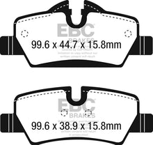 Load image into Gallery viewer, EBC 14+ Mini Hardtop 1.5 Turbo Cooper Greenstuff Rear Brake Pads - Black Ops Auto Works