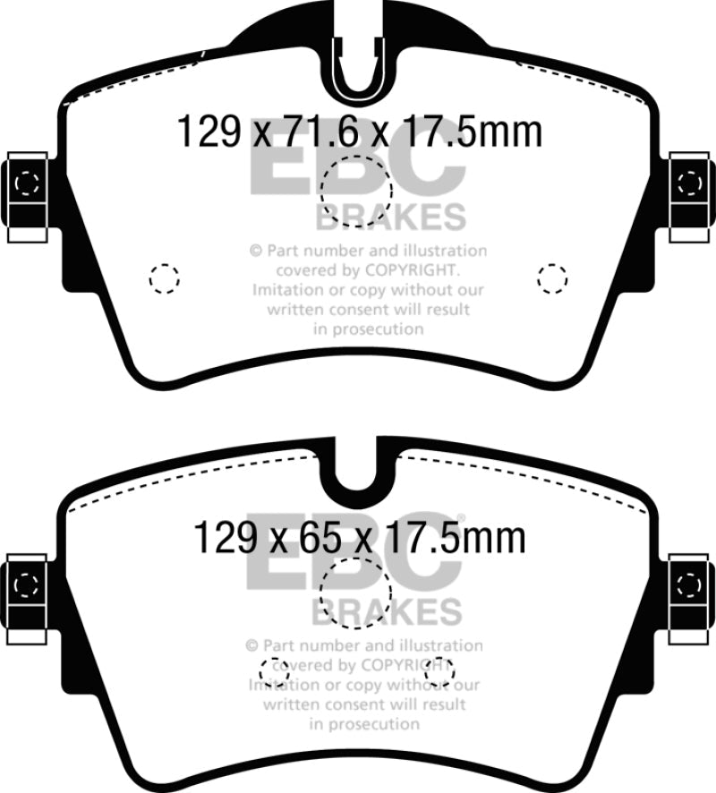 EBC 14+ Mini Hardtop 2.0 Turbo Cooper S Yellowstuff Front Brake Pads - Black Ops Auto Works