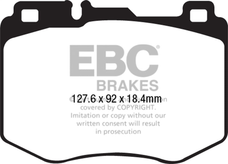 EBC EBC 15-16 Mercedes-Benz C400 (W205) 3.0 Twin Turbo 4-Matic Redstuff Front Brake Pads