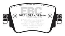 Load image into Gallery viewer, EBC 15-21 Volkswagen GTi 2.0 Turbo Yellowstuff Rear Brake Pads - Black Ops Auto Works