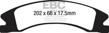 Load image into Gallery viewer, EBC 15+ Cadillac Escalade Ext/Esv 6.2 2WD Extra Duty Front Brake Pads - Black Ops Auto Works