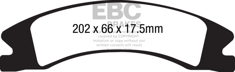 EBC 15+ Cadillac Escalade Ext/Esv 6.2 2WD Greenstuff Front Brake Pads - Black Ops Auto Works