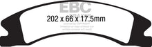 Load image into Gallery viewer, EBC 15+ Cadillac Escalade Ext/Esv 6.2 2WD Greenstuff Front Brake Pads - Black Ops Auto Works