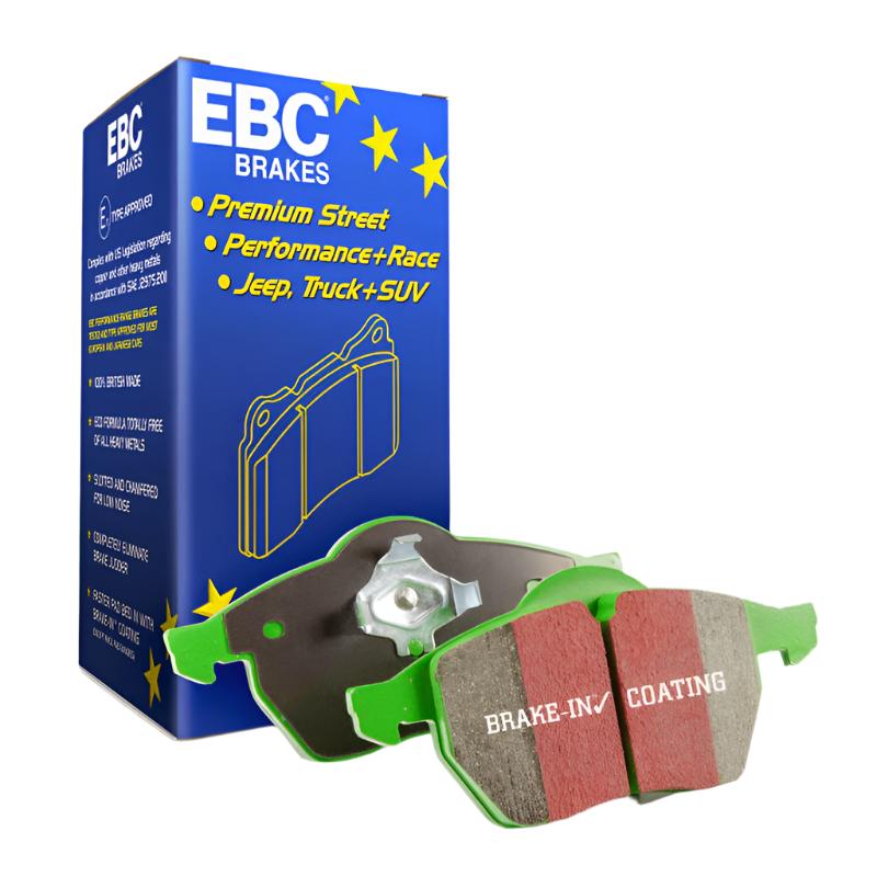EBC 15+ Fiat 500X 1.4 Turbo Greenstuff Rear Brake Pads - Black Ops Auto Works