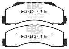 Load image into Gallery viewer, EBC 15+ Ford F150 2.7 Twin Turbo (2WD) Greenstuff Front Brake Pads - Black Ops Auto Works