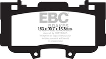Load image into Gallery viewer, EBC 15+ Ford Mustang 2.3 Turbo Performance Pkg Yellowstuff Front Brake Pads - Black Ops Auto Works
