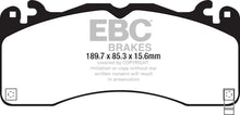 Load image into Gallery viewer, EBC 15+ Ford Mustang 5.0 Performance Pkg Yellowstuff Front Brake Pads - Black Ops Auto Works