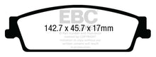 Load image into Gallery viewer, EBC 15+ Gmc Yukon XL / Denali XL 1500 Extra Duty Rear Brake Pads - Black Ops Auto Works