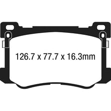 Load image into Gallery viewer, EBC 15+ Hyundai Genesis 3.8 Yellowstuff Front Brake Pads EBC EBCDP43048R