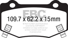 Load image into Gallery viewer, EBC 16+ Cadillac ATS-V 3.6 Twin Turbo Yellowstuff Rear Brake Pads - Black Ops Auto Works