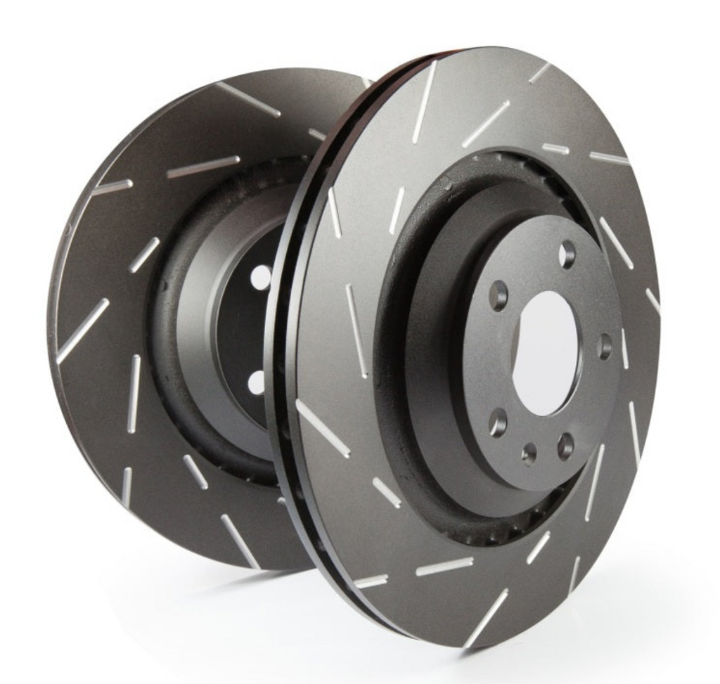 EBC 16+ Toyota Land Cruiser 5.7 USR Slotted Rear Rotors-Brake Rotors - Slotted-EBC-840655089483-