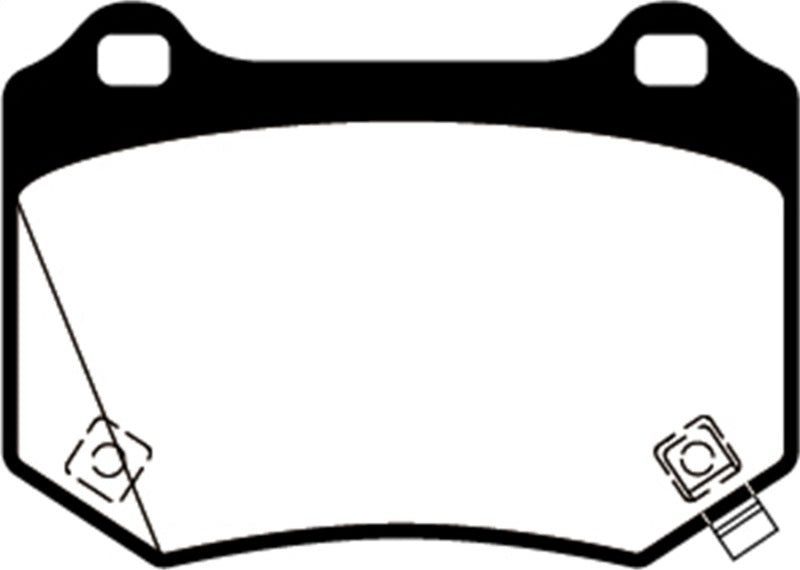 EBC 18+ WRX STI Yellowstuff Rear Brake Pads - Black Ops Auto Works