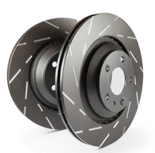 Load image into Gallery viewer, EBC 2003-2008 Toyota Corolla / 2003-2008 Matrix 1.8L USR Series Slotted Front Rotors-Brake Rotors - Slotted-EBC-889668109108-