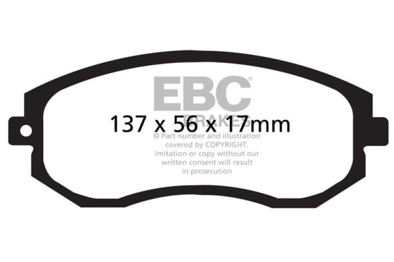 EBC 2012+ Subaru BRZ/FRS/86 2.0L Bluestuff Rear Brake Pads - Black Ops Auto Works