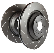 Load image into Gallery viewer, EBC 2013+ Chevy Impala 2.4L USR Slotted Rear Rotors-Brake Rotors - Slotted-EBC-847943063118-