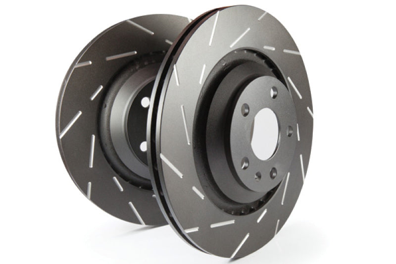EBC 2014-2016 Chevrolet Corvette (C7) 6.2L Stingray USR Slotted Front Rotors - Black Ops Auto Works