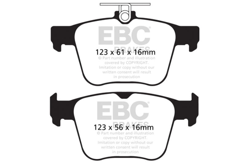 EBC 2014+ Audi S3 Bluestuff Rear Brake Pads - Black Ops Auto Works