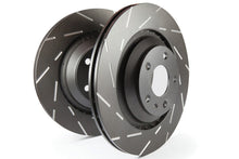 Load image into Gallery viewer, EBC 2015+ Ford Mustang (6th Gen) 2.3L Turbo (Performance Package) USR Slotted Rear Rotors - Black Ops Auto Works